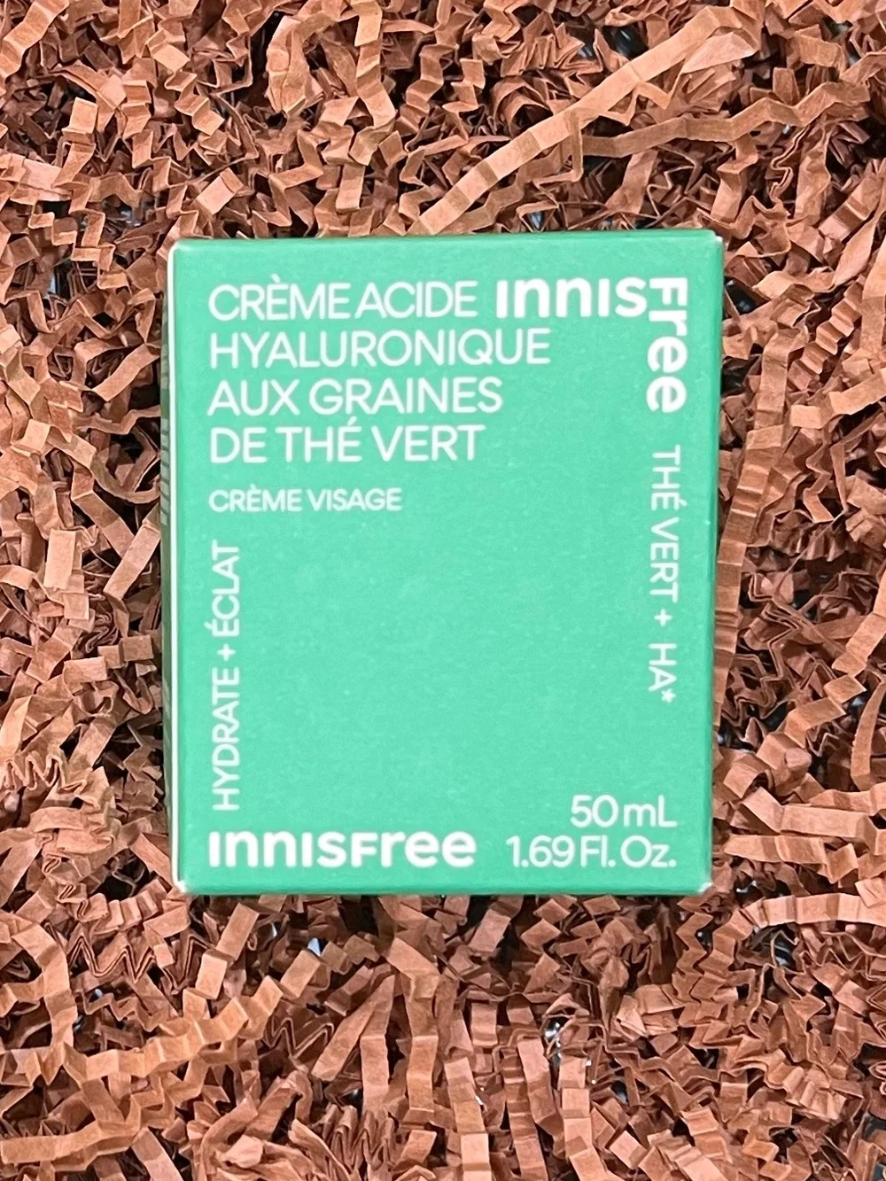 New Full Size Innisfree Green Tea Seed Hyaluronic Acid Facial Cream~$30 Retail